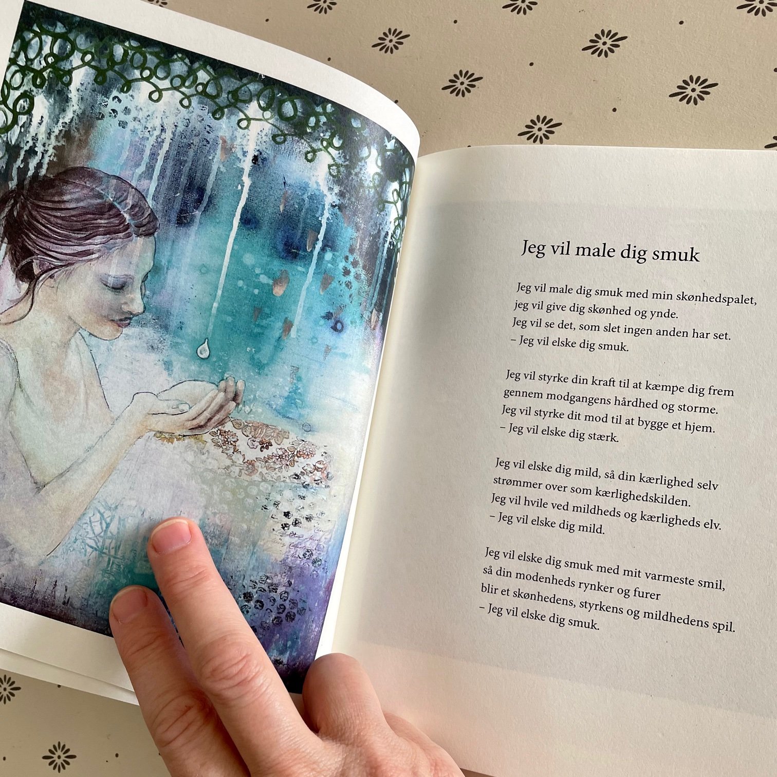 Lyse digte og penselstrøg - bog med digte malerier - Lise Meijer